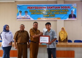 Pemko Payakumbuh Terima Bantuan CSR Bank Nagari Rp110 Juta, Disalurkan untuk 157 Pelajar dan Mahasiswa