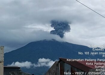 Gunung Marapi Kembali Erupsi, PVMBG Imbau Warga Waspada