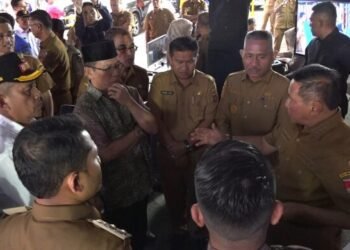 Pemko Payakumbuh Terima Bantuan dari Bukittinggi dan Lima Puluh Kota Pascakebakaran Pasar