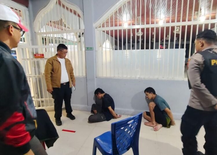 Dua narapidana yang dijatuhi hukuman mati yang kabur dari Rutan Kelas IIB Siak berhasil ditangkap. Foto: IST