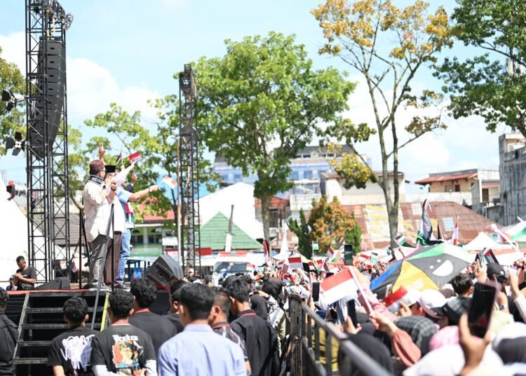 Aksi Bela Palestina dan Konser Amal yang digelar Pemko Bukittinggi pada Sabtu (18/10/2025), berhasil mengumpulkan donasi sebesar Rp815.485.325 untuk membantu rakyat Palestina.