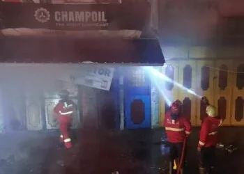 1 Ruko Terbakar di Padang, Korban Tewas Terjebak dalam Bangunan