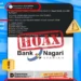 Bank Nagari Imbau Nasabah Waspadai Akun Media Sosial Palsu yang Tawarkan Undian dan Hadiah