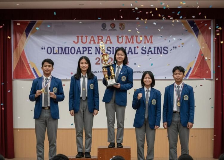 Ilustarasi pelajar berprestasi.