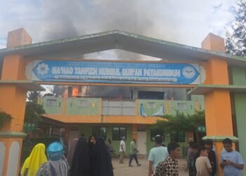 Ma’had Tahfizh Hubbul Qur’an di Payakumbuh Terbakar