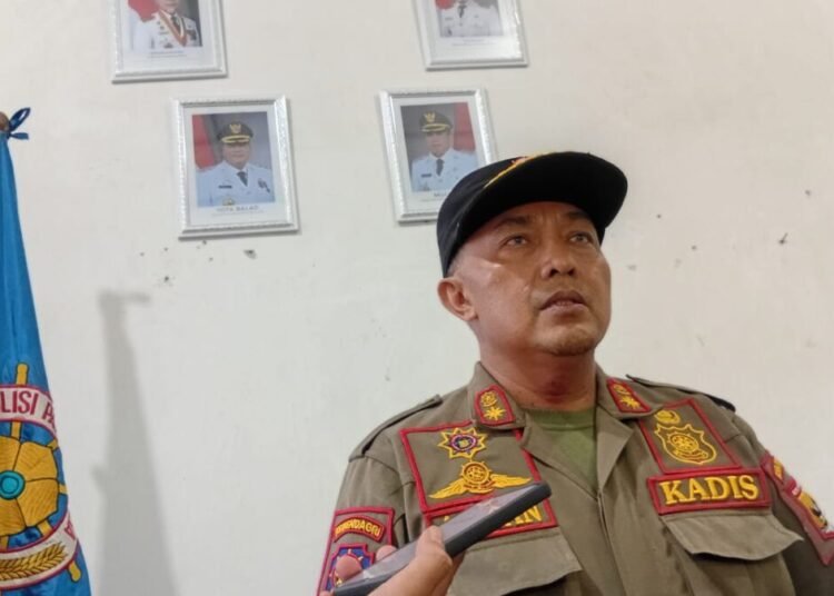 Kepala Dinas Satpol PP Kota Pariaman, Alfian. Foto: Rendi Hakimi Sadri