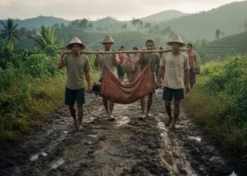 Tujuh Warga Meninggal Saat Ditandu Melewati Jalan Rusak dan Berlumpur di Agam