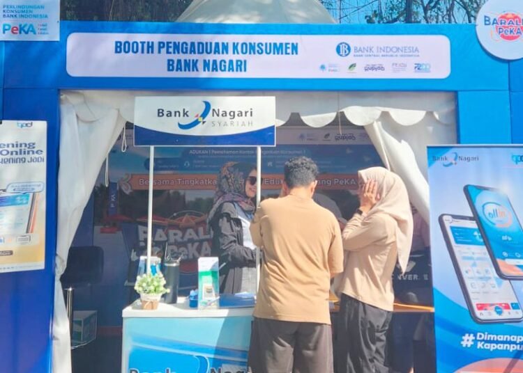 Bank Nagari turut ambil bagian dalam kegiatan BARALEK PEKA 2025, Minggu (2/11/2025).