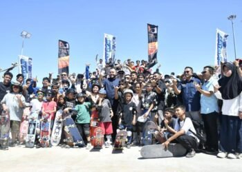 Fadly Amran Kagum Lihat Skaters Cilik di Padang Skateland 2025