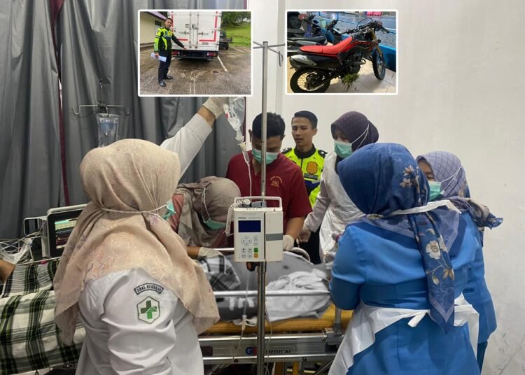 Korban saat menjalani perawatan di RSUD Aro Suka. Foto: Dok. Polres Solok