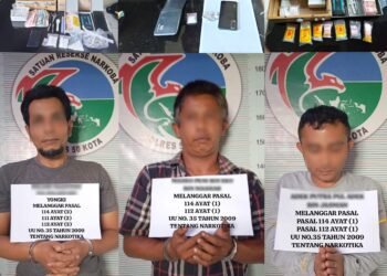 Polisi Tangkap 2 Pengedar dan 1 Pemakai Narkotika di Limapuluh Kota