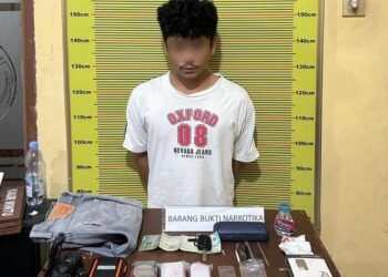 Polisi Tangkap Terduga Pengedar dan Pemakai Sabu-Sabu di Padang Panjang, Barang Bukti 2,45 Gram Disita
