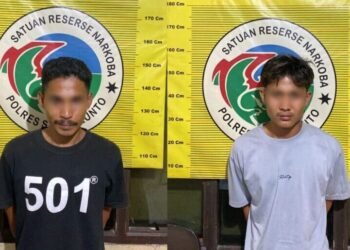 Dua Warga Sijunjung Ditangkap di Sawahlunto, Diduga Isap Sabu-Sabu