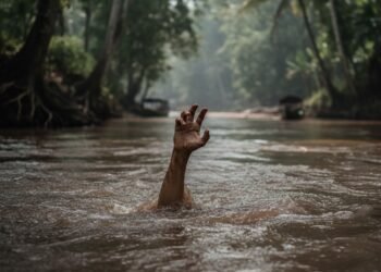 Pria Lansia Hanyut Saat Seberangi Sungai di Pesisir Selatan, Tim SAR Lakukan Pencarian