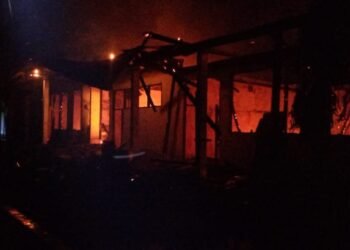 Tujuh Ruangan Sebuah SMAN di Kabupaten Solok Terbakar, Kerugian Rp1 Miliar