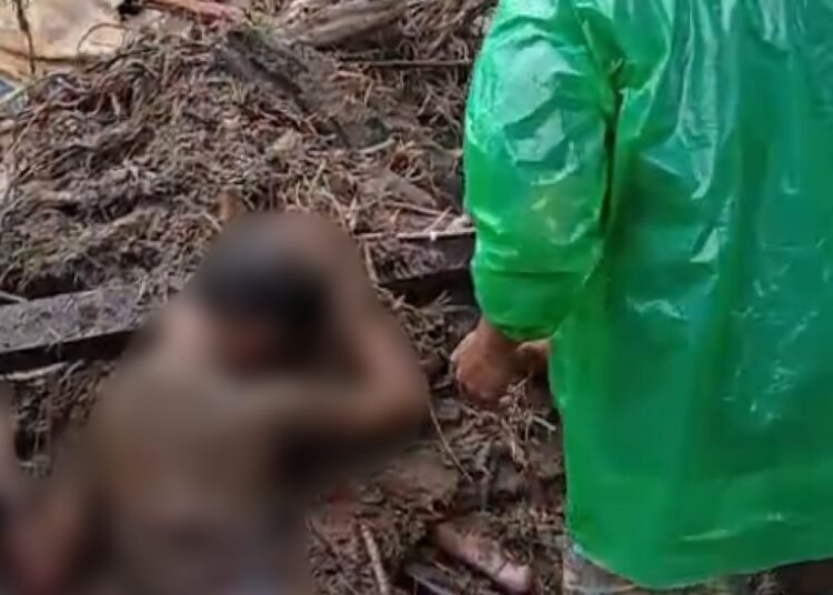 Hujan deras yang mengguyur Padang selama beberapa hari terakhir memicu banjir bandang di Kelurahan Lubuk Minturun, Kecamatan Koto Tangah, pada Kamis (27/11) pagi. Foto: Ist