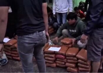 Bawa 4 Karung Ganja dengan Toyota Hiace, 3 Pria Ditangkap di Jalan Bukittinggi–Medan