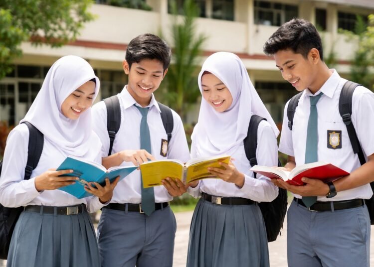 Ilustrasi pelajar SMA. Foto: AI