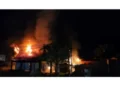 Bekas Kantor Wali Nagari di Pasaman Terbakar Dini Hari