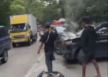 BREAKING NEWS! 5 Mobil Kecelakaan Beruntun di Sitinjau Lauik
