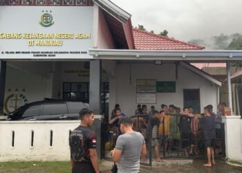 Banjir Masuk Rutan Maninjau Agam, 44 Napi dan Tahanan Dievakuasi ke Kantor Kejaksaan