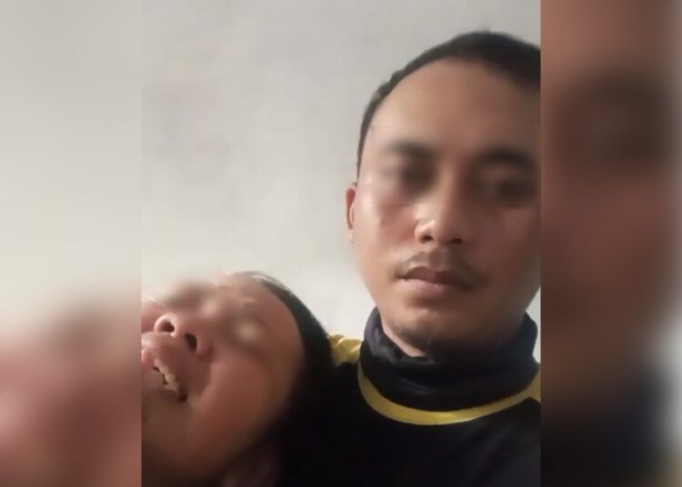 Tangkap layar video viral istri histeris usai tertipu Rp13 juta (Foto: TikTok @Sendi Saefudin)