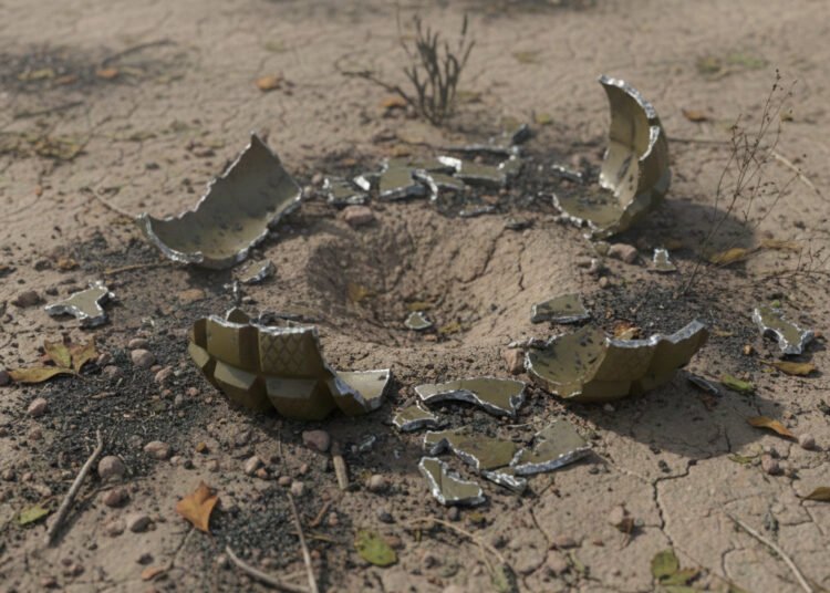 Ilustrasi selongsong granat. Foto: Ilustrasi AI