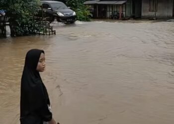 Banjir Rendam Permukiman Warga di Pasaman Barat