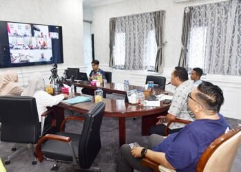 Yota Balad Sampaikan Data Kerusakan Pascabencana Kota Pariaman dalam Rakor dengan Mendagri