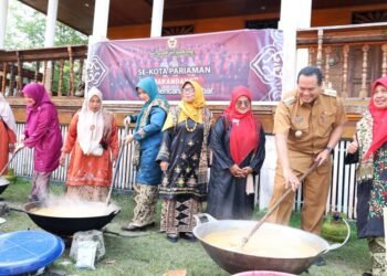 Bundo Kanduang se-Kota Pariaman Gelar Marandang Peduli Bencana Sumbar