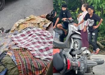 Adik Kakak Asal Sumbar Tewas Tergilas Truk di Kampar, Keduanya Mahasiswa Unri