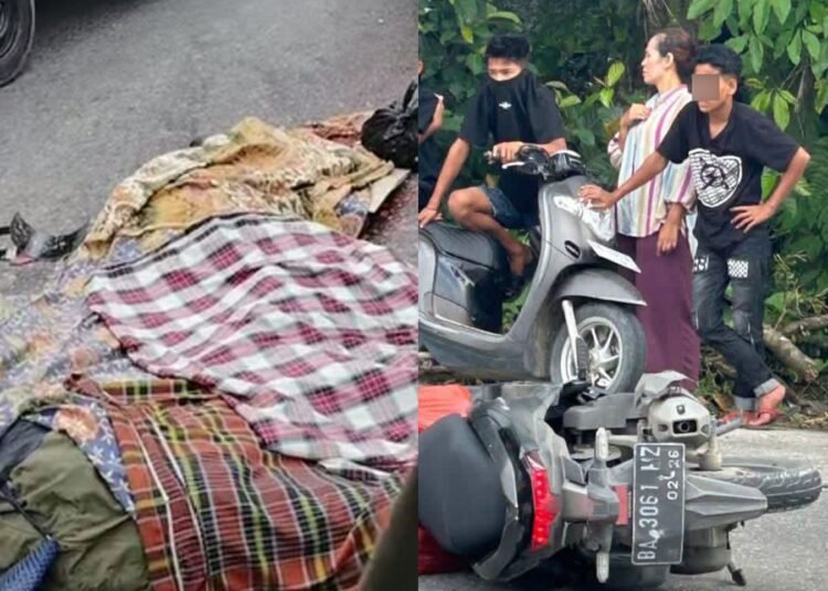 Adik kakak asal Payakumbuh tewas setelah tergilas truk di Jalan Raya Bangkinang—Pekanbaru kilometer 40, Desa Koto Perambahan, Kecamatan Kampa, Kabupaten Kampar, Riau, pada Minggu (11/1/2026) pukul 13.00 WIB.