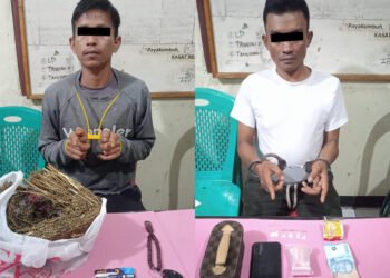 Dua Pria di Payakumbuh Ditangkap Polisi, Sabu dan Ganja Disita