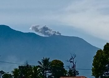Marapi Kembali Erupsi, Semburkan Abu 300 Meter di Atas Puncak