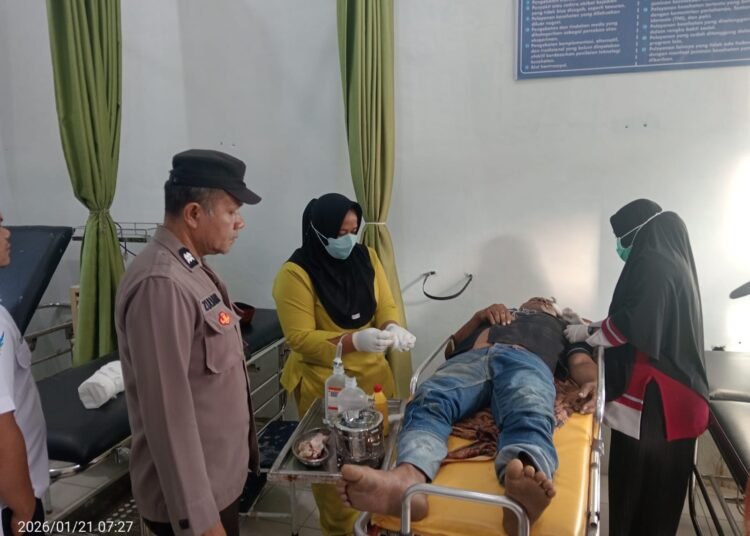 Pemotor tewas dalam kecelakaan tunggal di kawasan Sawah Laweh, Nagari Batu Hampa, Kecamatan Koto XI Tarusan, Kabupaten Pesisir Selatan, Rabu (21/1/2026) pagi.