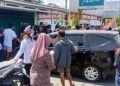 Fortuner dan Calya Terlibat Kecelakaan di Pariaman