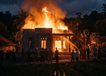 1 Rumah, 1 Motor, dan Padi 15 Karung Terbakar di Agam, Kerugian Rp300 Juta