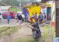 Truk Trailer Muatan Pupuk Picu Laka Beruntun di Jalan Padang-Bukittinggi, Ini Identitas Sopir