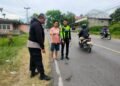Motor Slip di Jalan Licin, Pemuda 19 Tahun Tertabrak Truk di Jalan Lintas Solok-Padang
