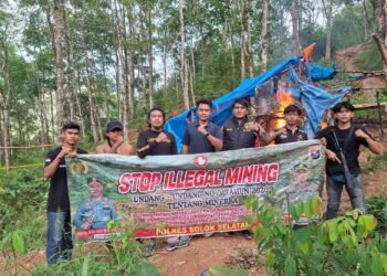 Razia Tambang Emas Ilegal di Solok Selatan, Polisi Tak Temukan Penambang