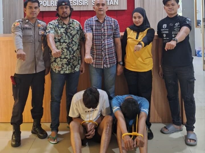 Polisi menangkap dua remaja di Pesisir Selatan pada Kamis (29/1/2026) dan Jumat (30/1/2026) karena menyetubuhi siswi SMP dan SMA. Foto: Polres Pesisir Selatan