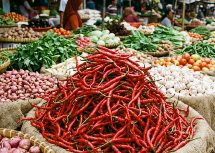 Menjelang Ramadan, harga sejumlah komoditas pangan di Kabupaten Padang Pariaman mengalami penurunan. Foto: Ilustrasi AI