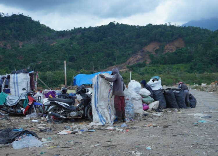 Tempat Pembuangan Akhir (TPA) Balai Gadang, Kecamatan Koto Tangah, Kota Padang, Selasa (3/2/2026). (Foto: Qodri/Sumbarkita)