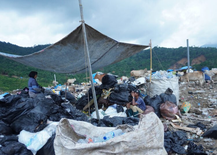 Tempat Pembuangan Akhir (TPA) Balai Gadang, Kecamatan Koto Tangah, Kota Padang, Selasa (3/2/2026). (Foto: Qodri/Sumbarkita)
