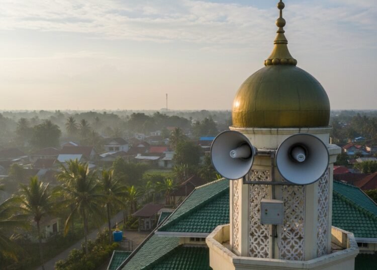 Toa di masjid. Ilustrasi: AI