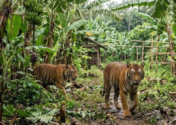 2 Harimau Muncul di Agam, 6 Kamera Trap Dipasang di Lokasi Penampakan