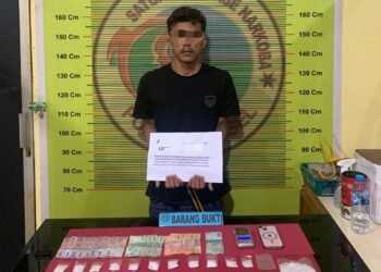 Pengedar Narkoba di Pesisir Selatan Ditangkap, 103 Gram Sabu-Sabu Disita