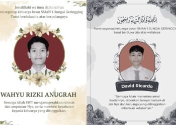 Dua Siswa SMA Padang Pariaman Tewas Tertabrak Kereta Api di Padang