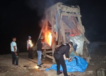 Polisi Razia Tiga Lokasi Tambang Emas Ilegal di Sawahlunto Dini Hari