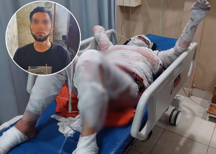 Seorang pria inisial IK (36) membakar ibu angkatnya inisial AY (50) dalam sebuah rumah di Jalan Prof. Dr. Hamka, Kelurahan Air Tawar Barat, Kecamatan Padang Utara, Padang, Kamis (12/3/2026) pukul 15.50 WIB.
